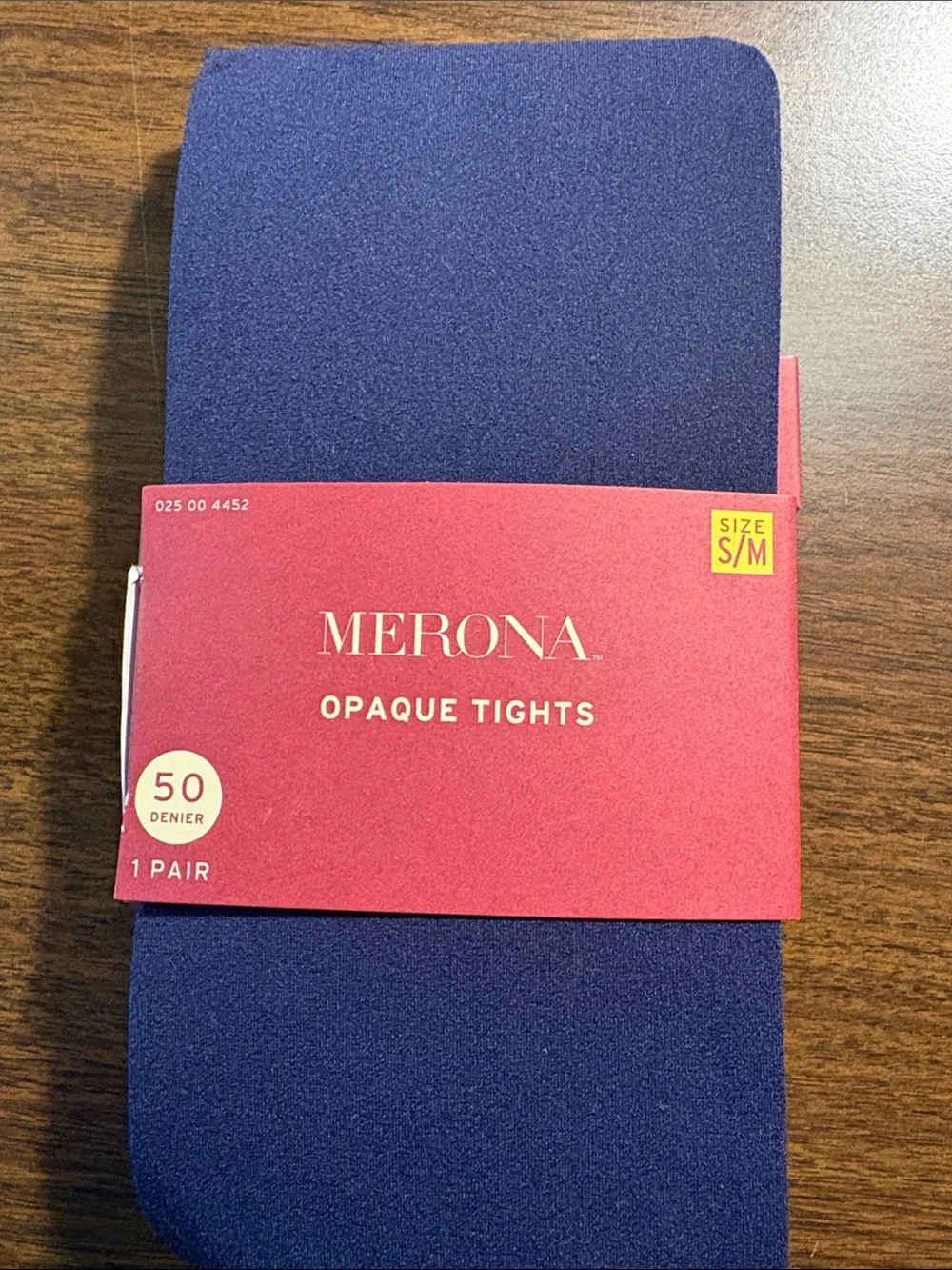 Merona Navy Opaque Tights - 50 Denier